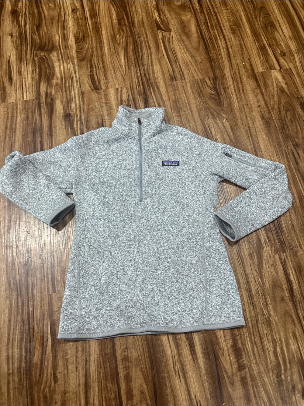 Patagonia Women's Heather Gray 1/4 Zip Pullover